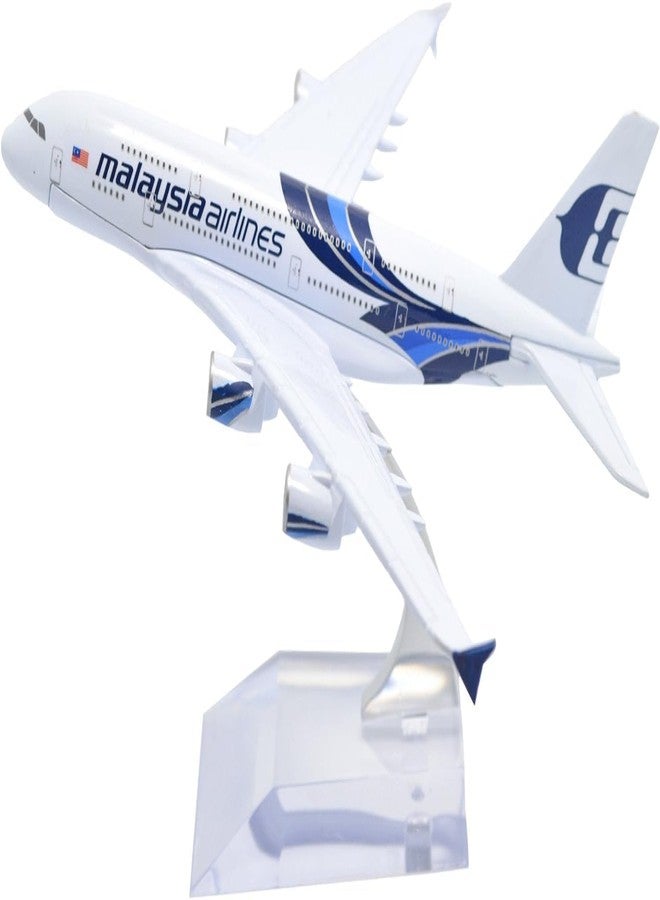 HOUSE HATCH Diecast Aeroplane Scale Model, Aircraft Model Airline, Metal Aircraft, Only for Display Size -16 Cm Multicolor (Malaysia Airlines) - Image 1
